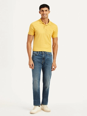 Family Style Luxury Premium Cotton Blend Men's 511 Blue Slim Fit Mid Rise Jeans