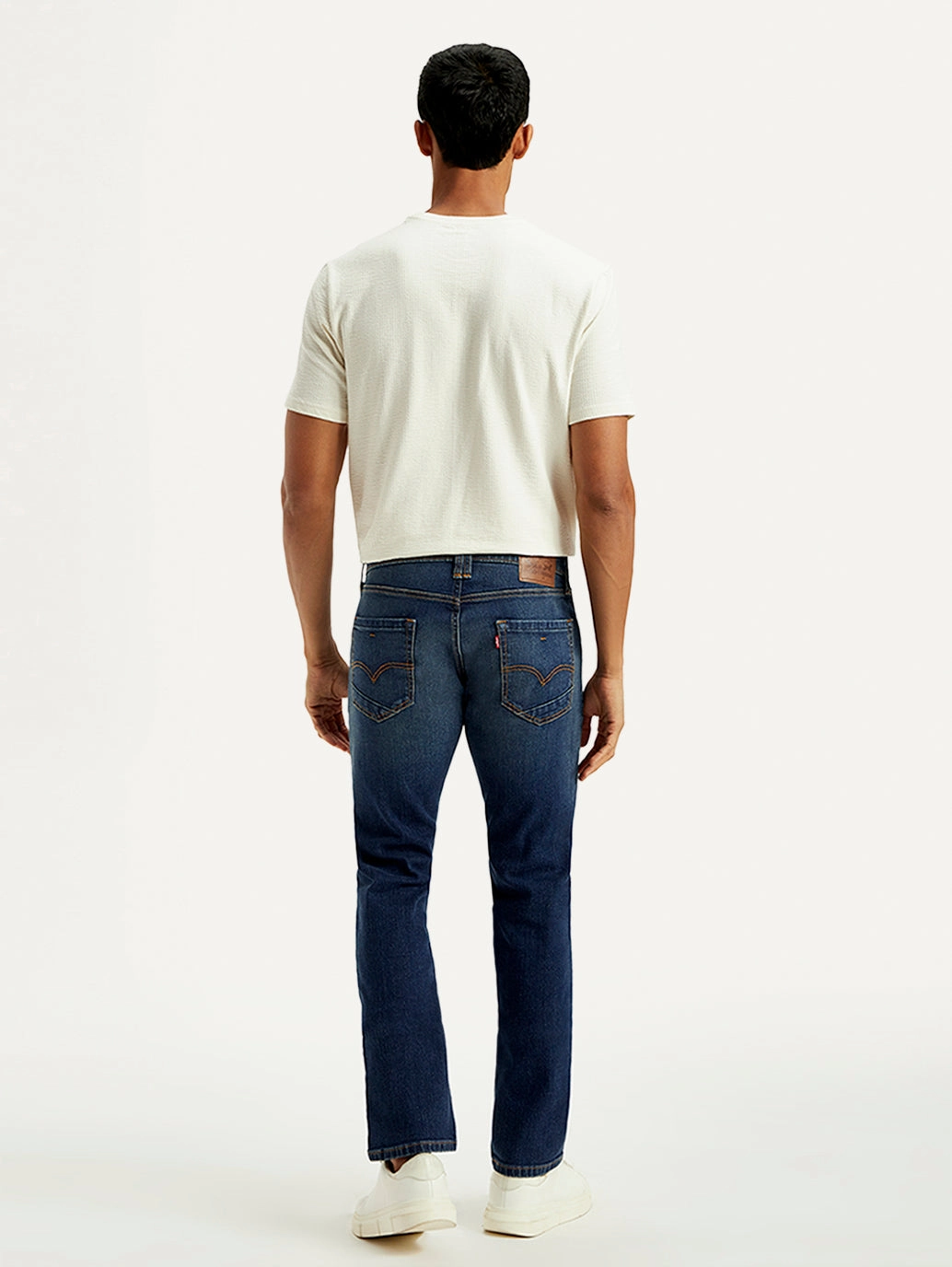 Men's Tinted 513 Blue Slim Straight Fit Mid Rise Jeans Reliable Choice