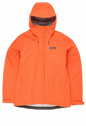 Patagonia Men's Torrentshell 3L Rain Jacket - Pollinator Orange Easy Care Machine Washable Long Lasting Shape Retention