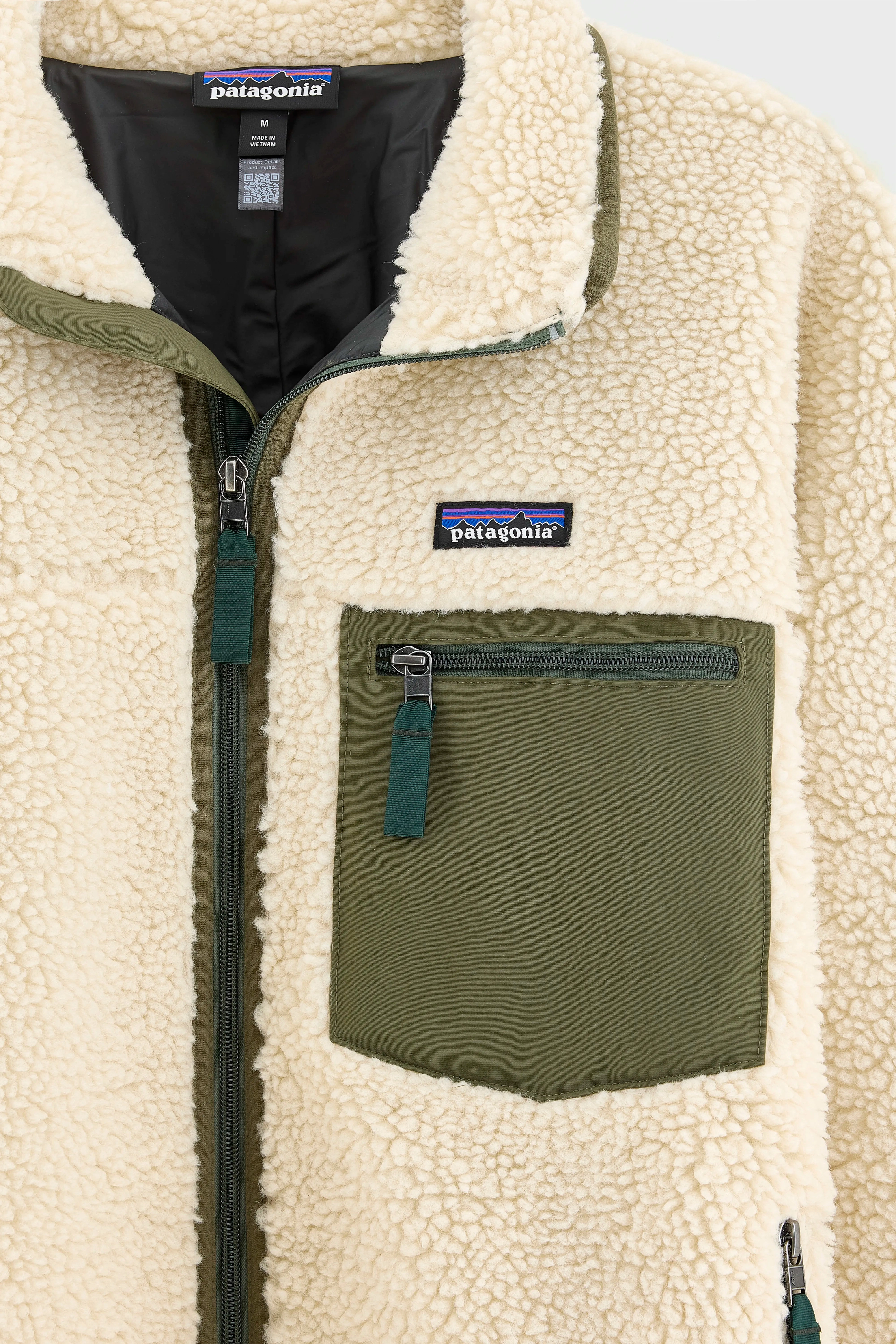 Thermo Regulating Fabric Simple Outer Men's Classic Retro-X Fleece Jacket  (252 / M / BEIGE)
