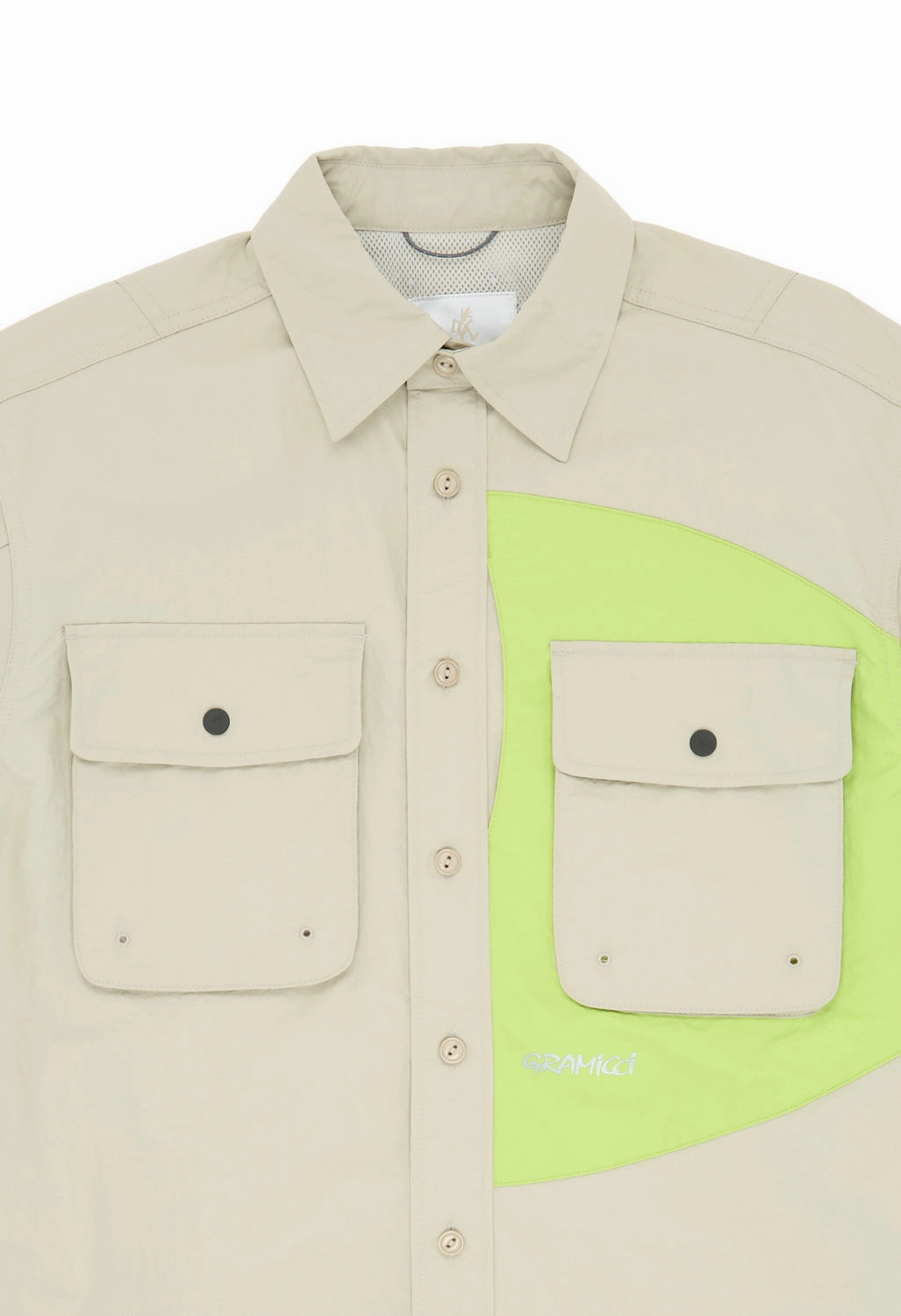 Snug feel Non Irritating Tags Gramicci Men's Nylon Brentwood Shirt - Dune