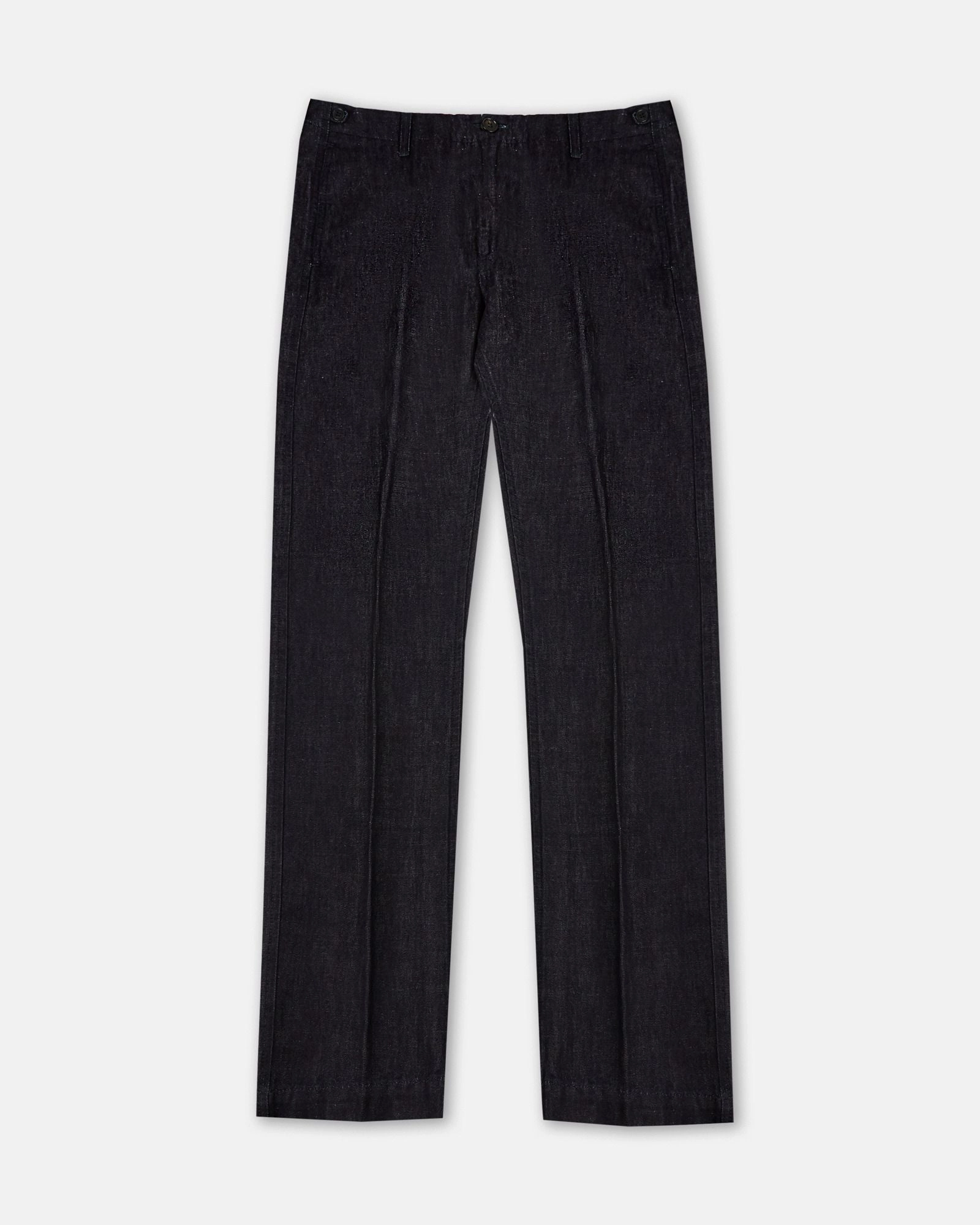 Cozy Lining Soft Touch Material Regular-fit cotton and linen denim trouser