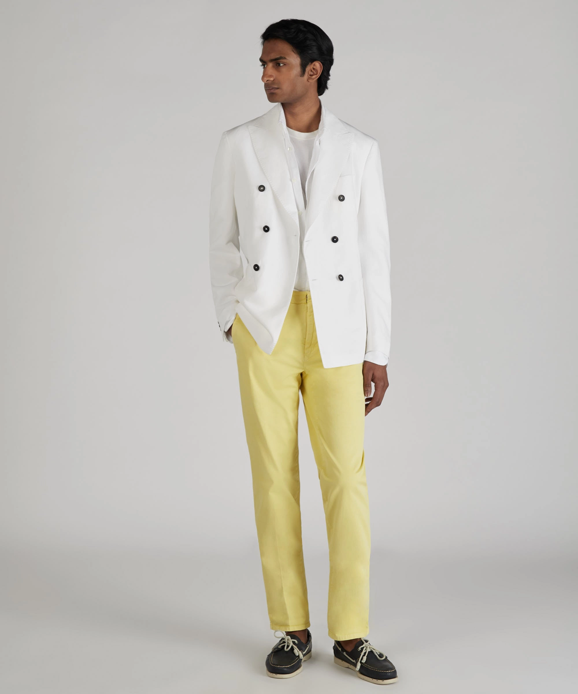 Windproof Membrane Sport Performance Slim-fit certified stretch gabardine trousers