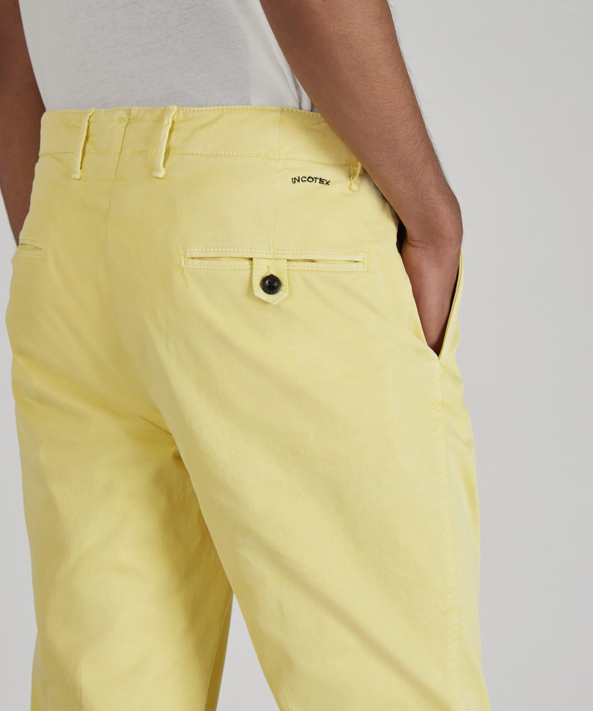 Slim-fit certified stretch gabardine trousers Outdoor Adventure