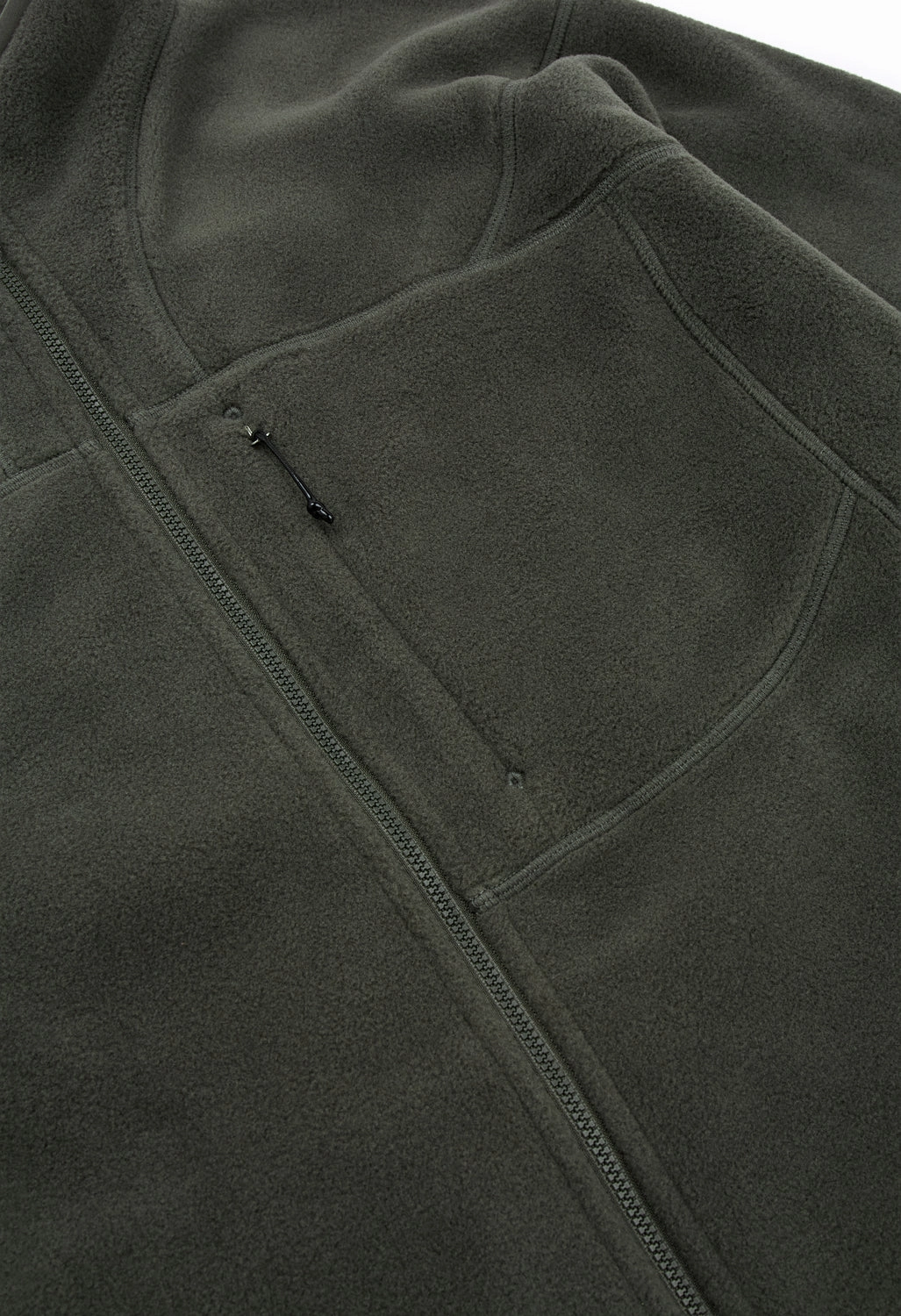 Portal Loam Fleece Jacket - Dark Olive AbrasionResistantEdging