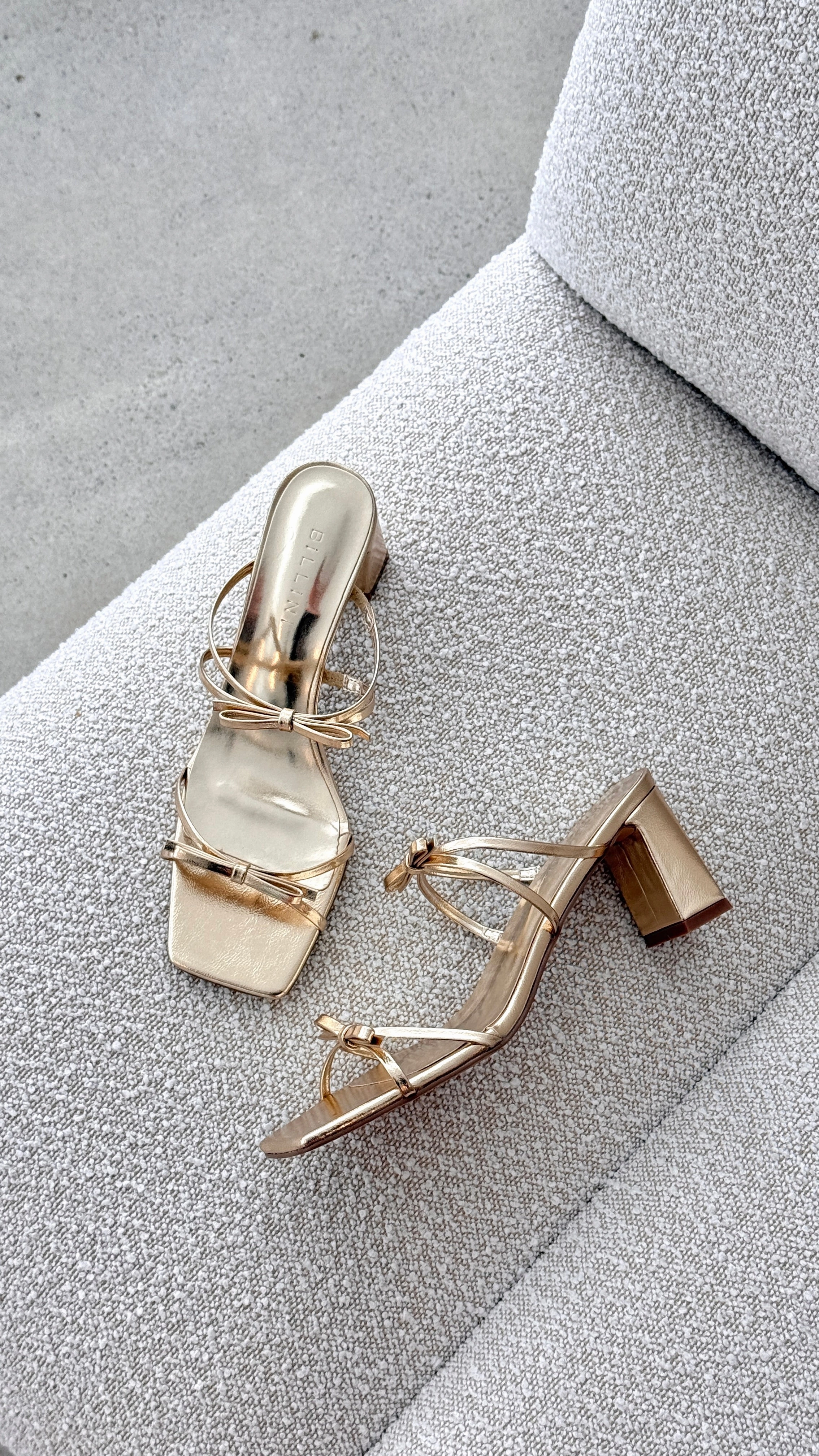 Spotlight Ready Ilkie Heel - Gold Metallic