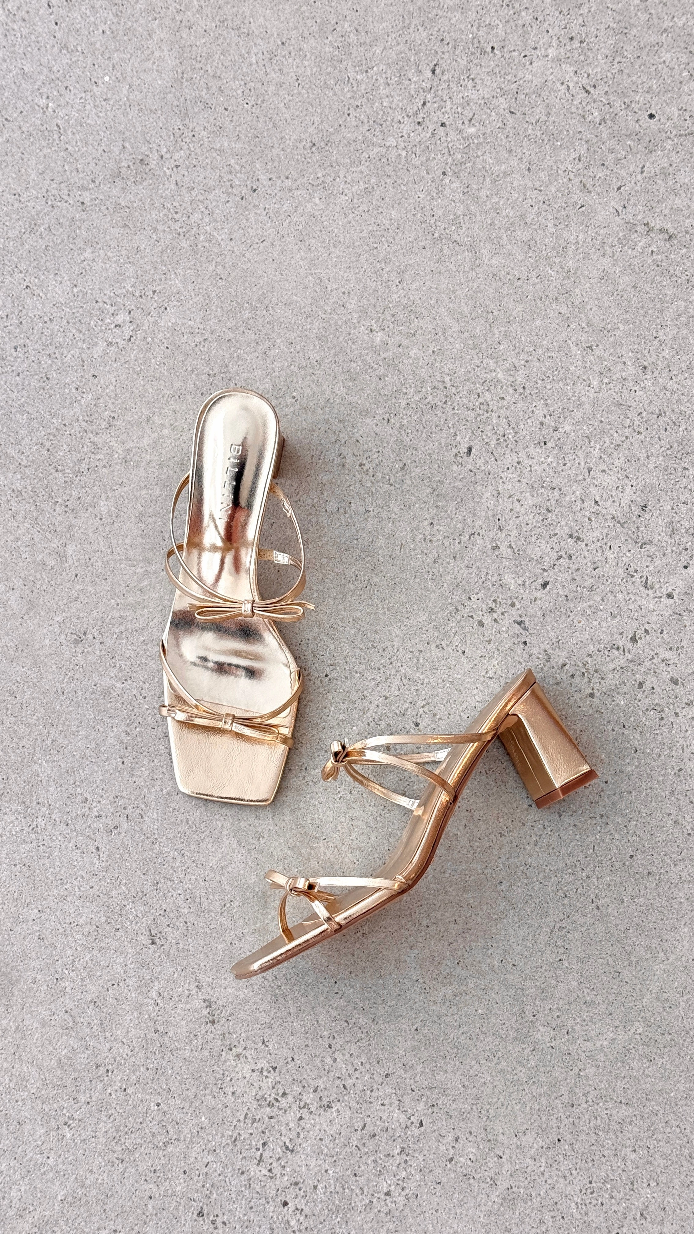 High Arch Best Seller Ilkie Heel - Gold Metallic