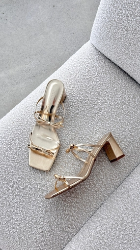 Spotlight Ready Ilkie Heel - Gold Metallic