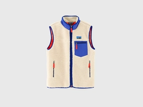 Heat Retention Layer Easy Fit Piece Men's Classic Retro-X Fleece Vest  (252 / M / BEIGE)