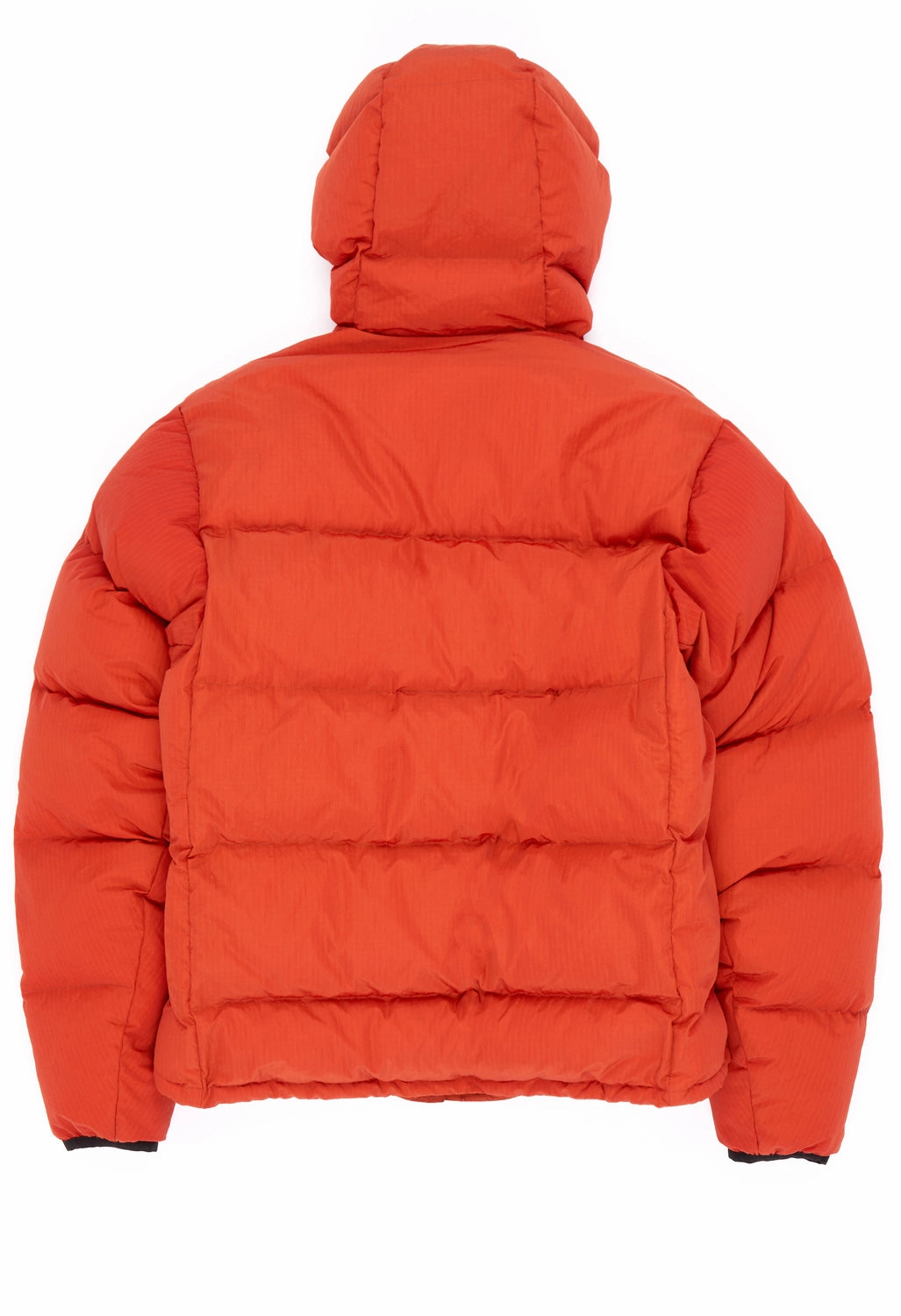 City Walking Style Rugged Comfort Gramicci Men's Down Puffer Hooded Jacket - Burnt Red