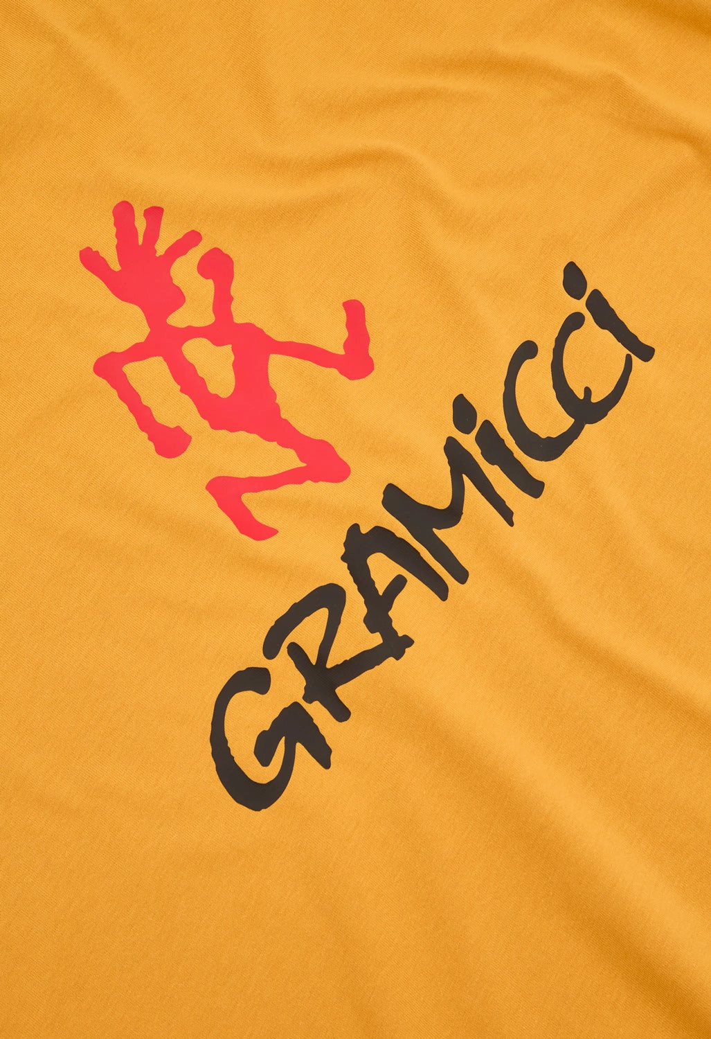 Gramicci Men's Logo T-Shirt - Mustard Casual Chic