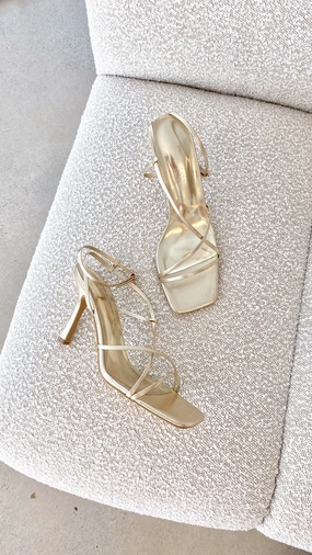 Comfort Heel Stevie Heel - Gold Metallic
