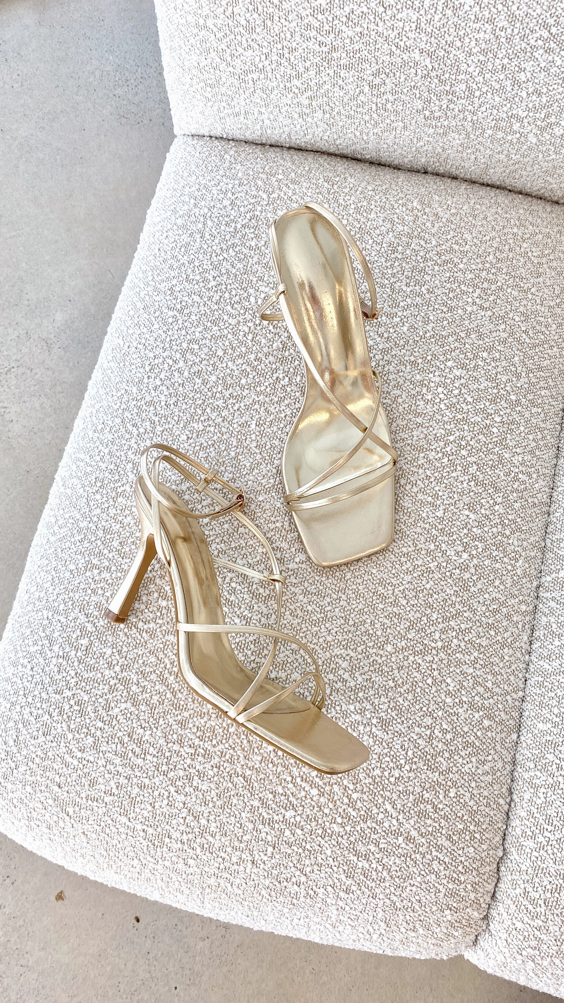 Comfort Heel Stevie Heel - Gold Metallic