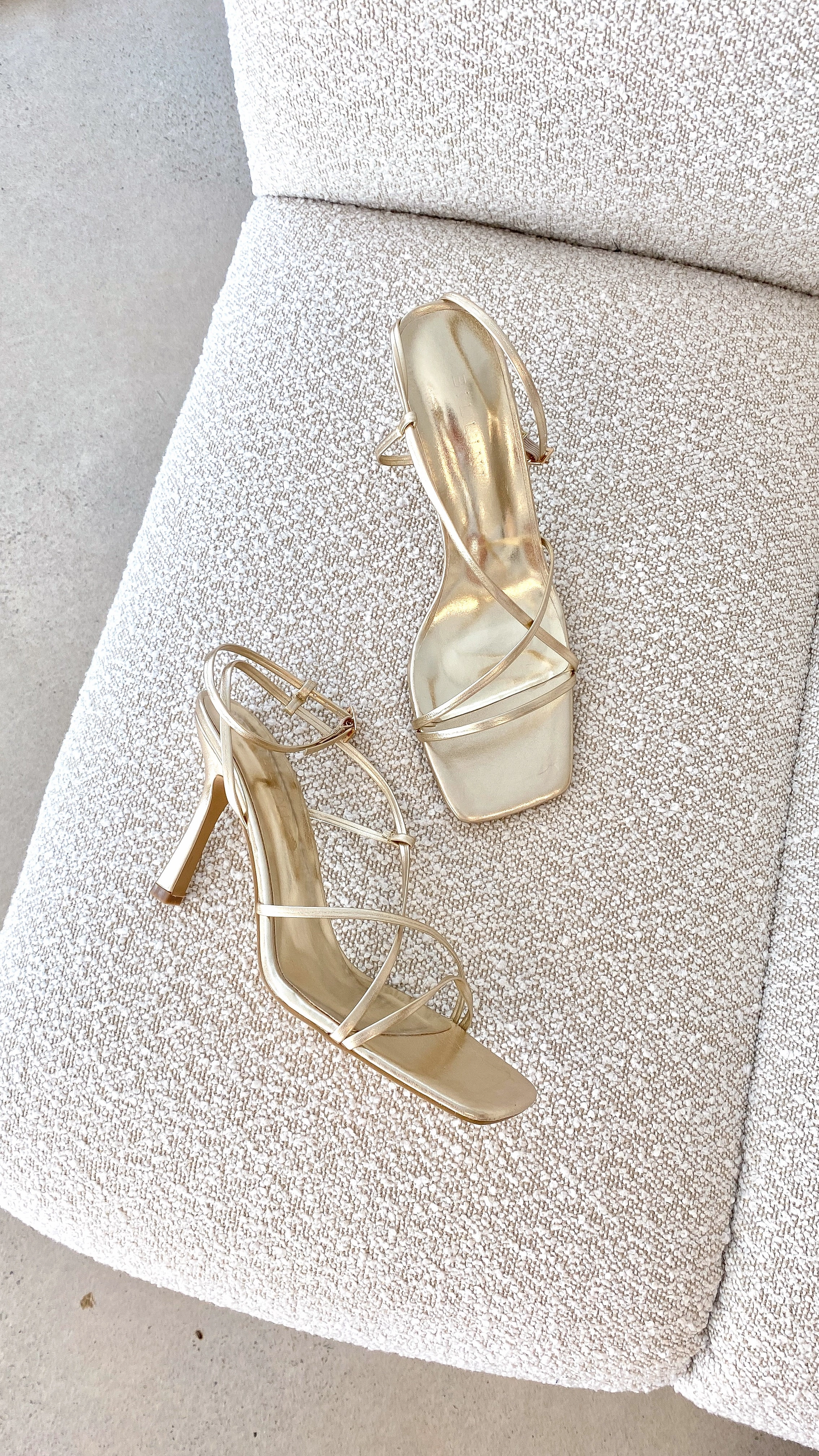 Classic Glow Stevie Heel - Gold Metallic