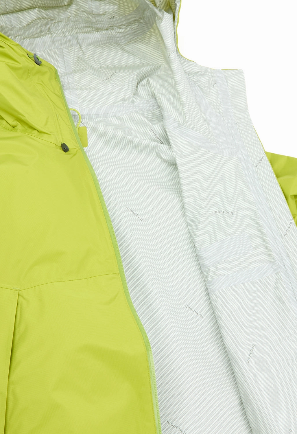 Montbell Men's Rain Hiker Jacket - Fir Green Snag Free Zipper Technology