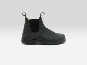 Long Travel 1478 Thermal Chelsea Boots for Women  (252 / W / BLACK)