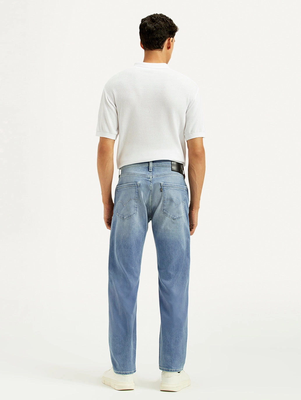 Base Wear Men's Redloop 505 Light Indigo Straight Fit Mid Rise Jeans