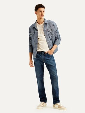Party Look Classic Wear Office Wear Casual Men's 511 Blue Slim Fit Mid Rise Jeans
