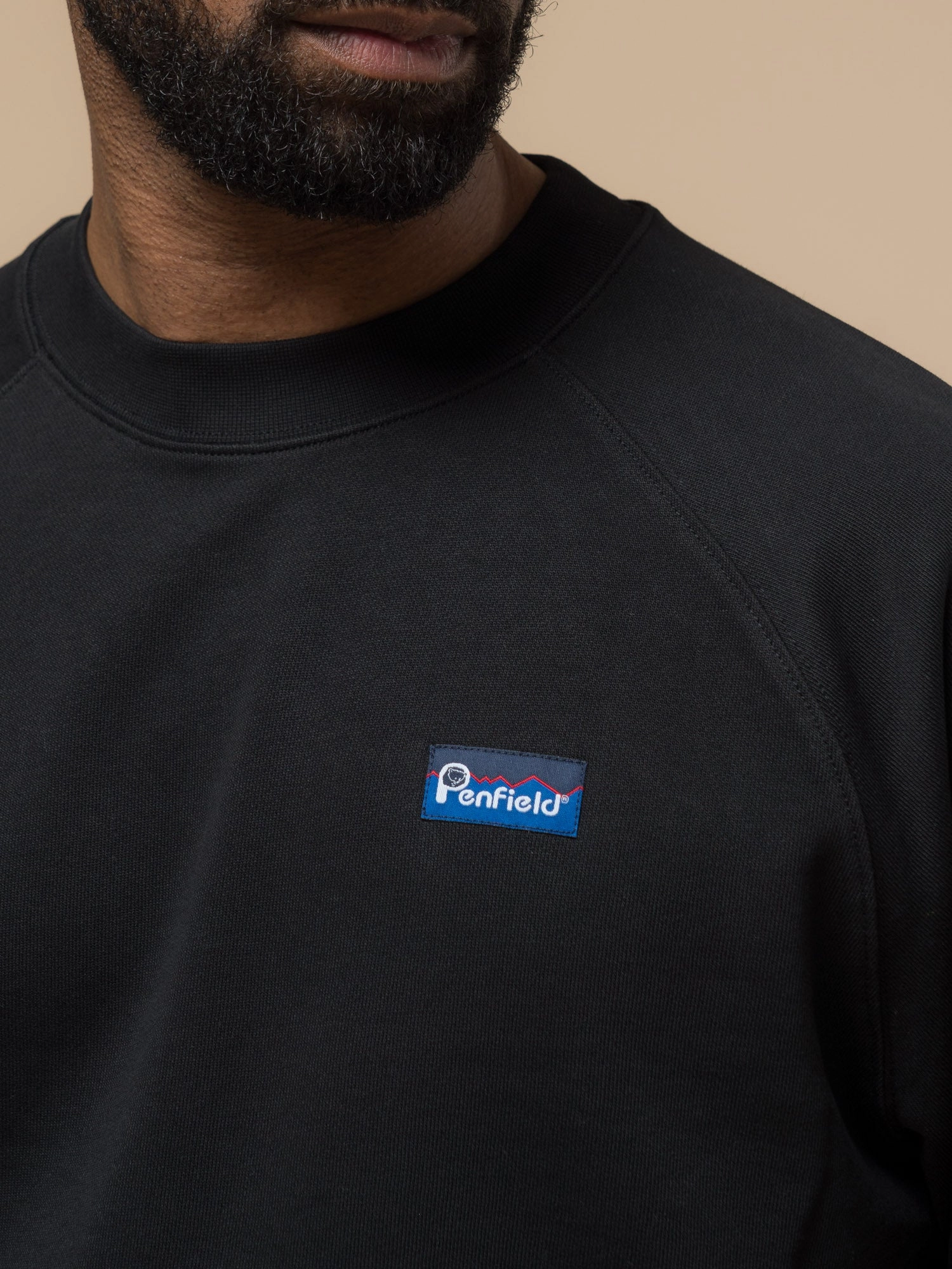 Penfield Mens Original Logo Sweatshirt in Black product competitive edge Everyday Comforts