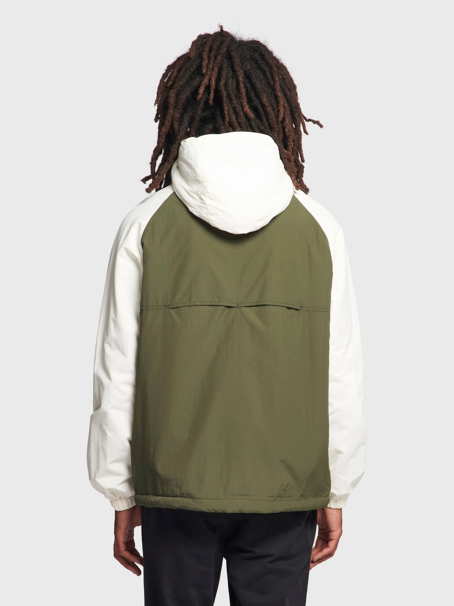 Hudson Script Windbreaker Jacket in Forest Night NoiseReduciting Fabric