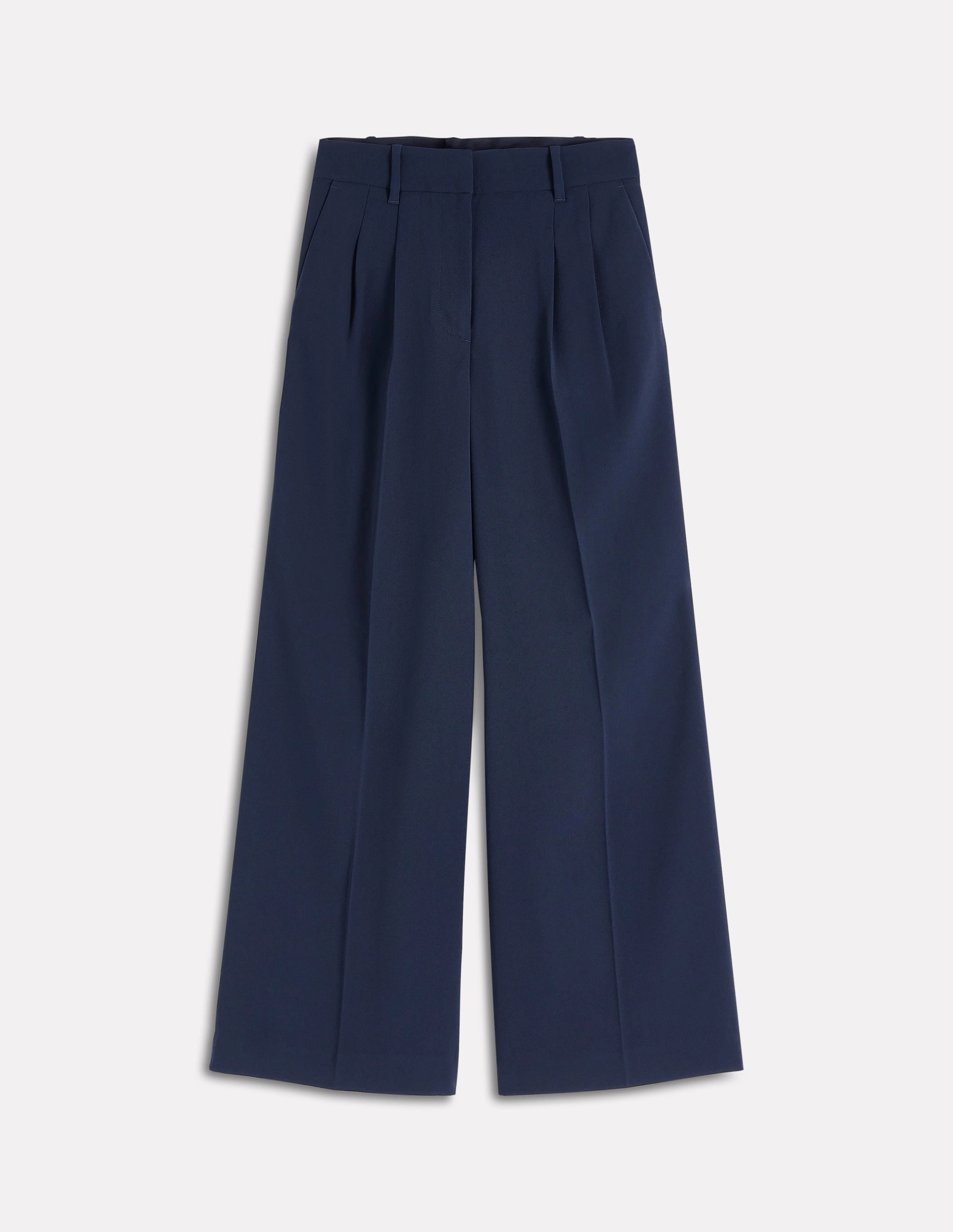 Kensington Tailored Trousers-Navy Comfortable fit Lounge-friendly