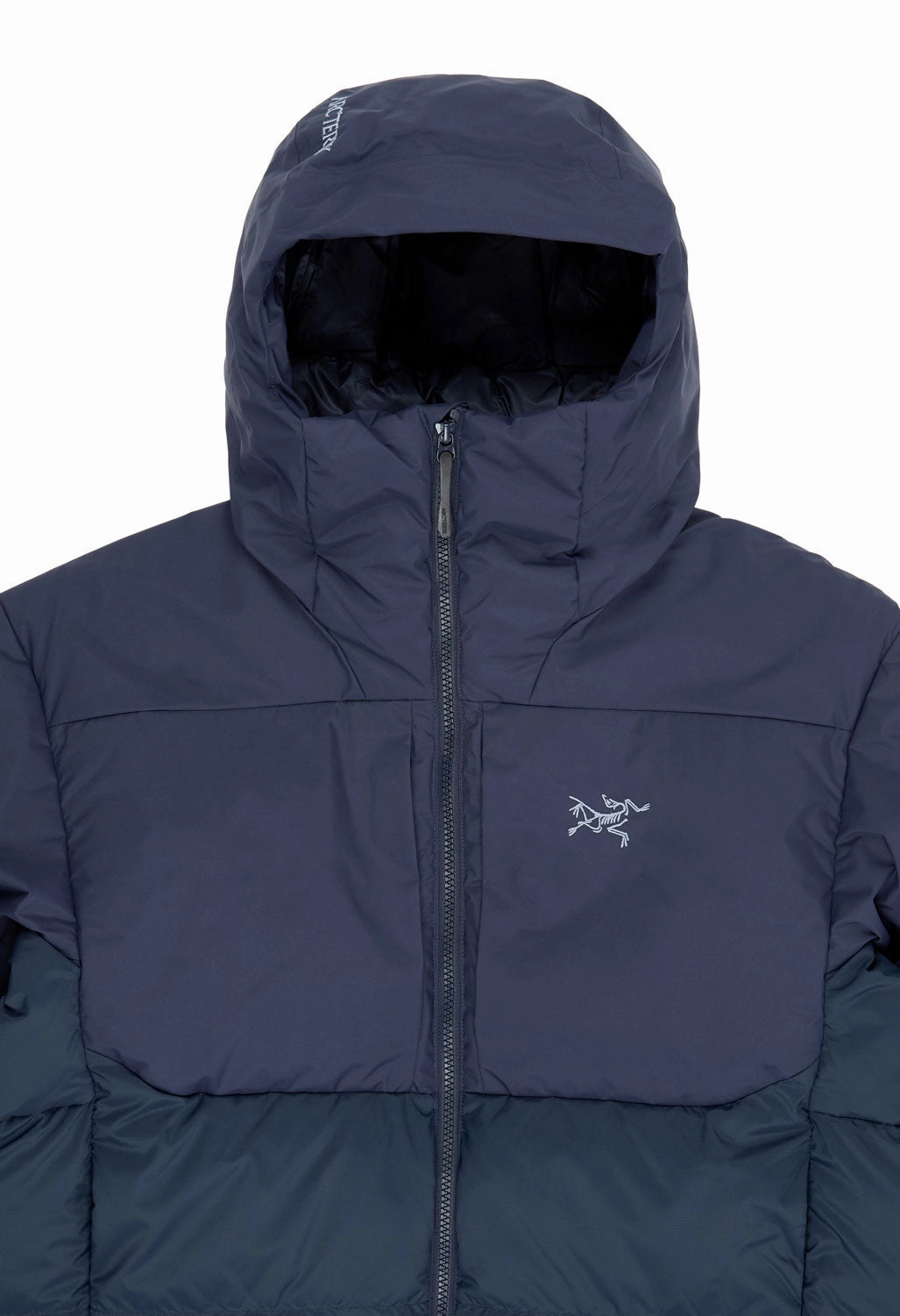 High Collar Style Arc'teryx Men's Thorium SV Hoody - Black Sapphire