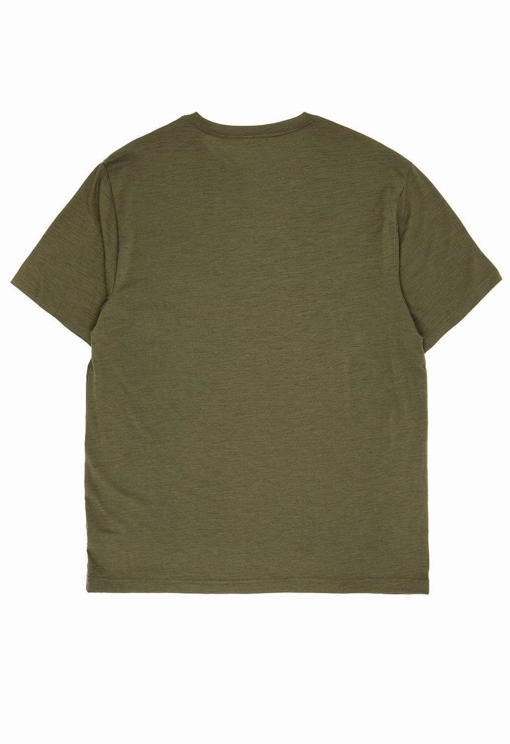 Versatile Fit LowImpact Manufacturing Finisterre Men's Seeker Merino Tee - Olive