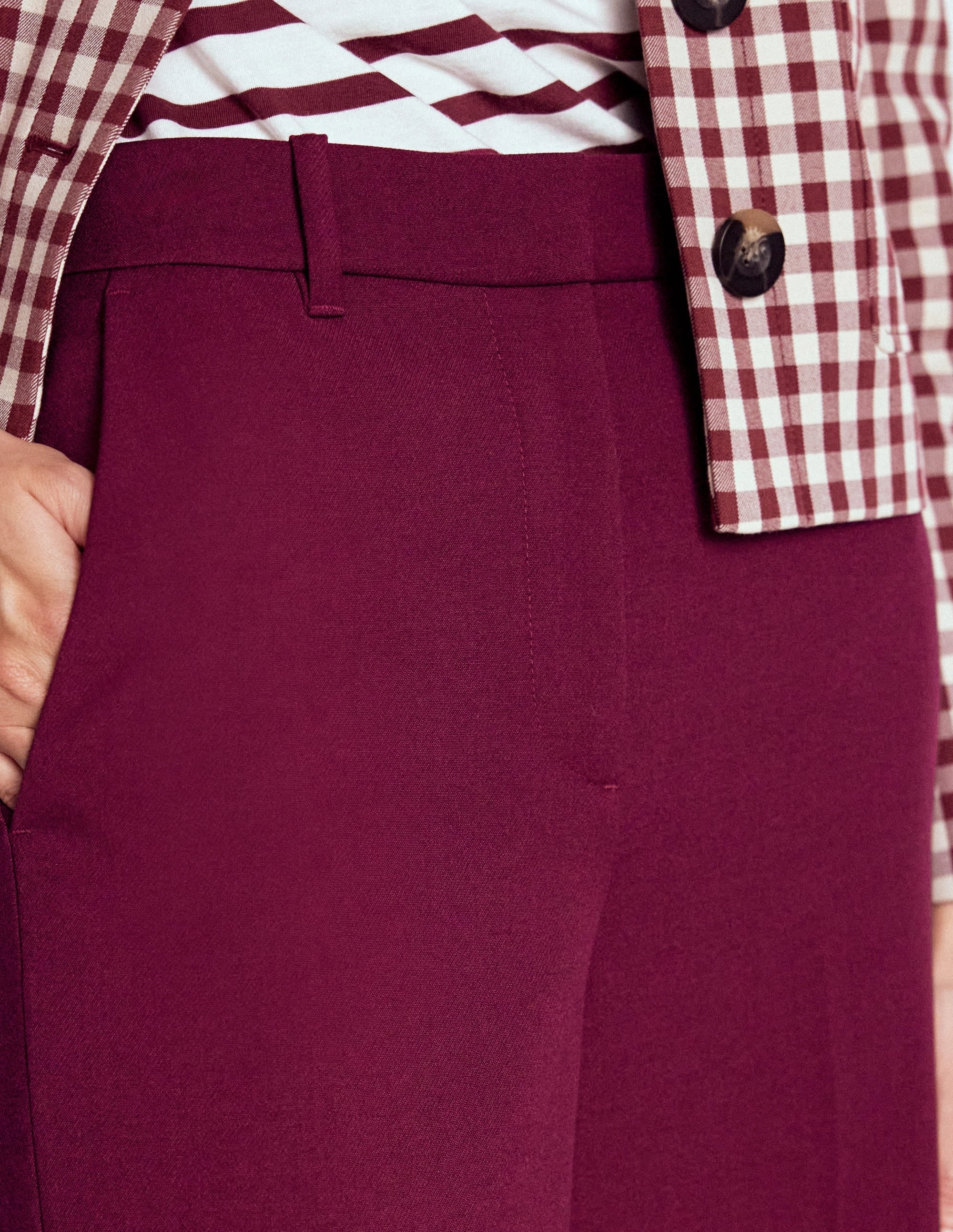 Urban Flex Belgravia Tailored Trousers-Deep Wisteria