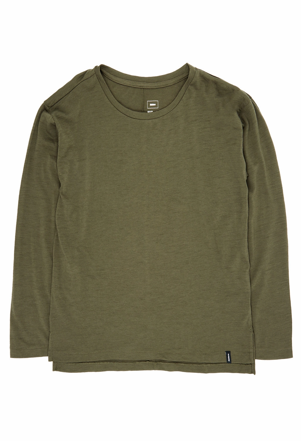 Smart Comfort Everyday Casual Finisterre Women's Seeker Merino Long Sleeve Tee - Olive