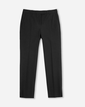 Slim fit trousers in two-way stretch cotton gabardine Perfect Layer