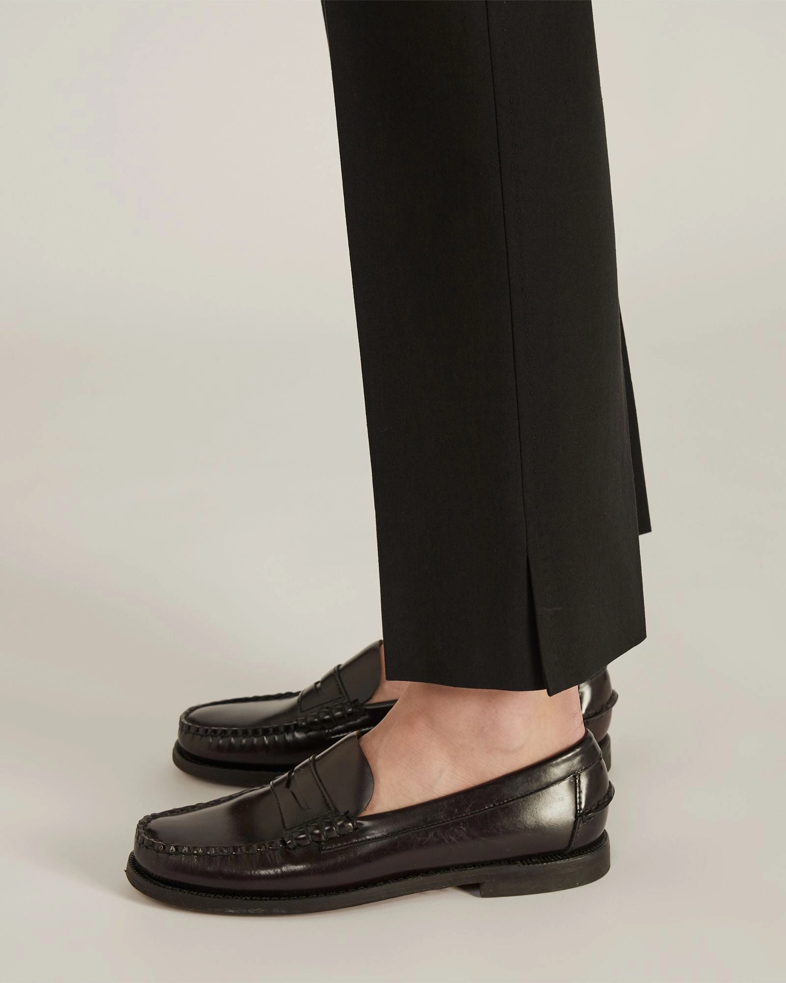 Slim fit trousers in two-way stretch cotton gabardine Multi-Purpose Wear