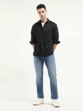 Men's 511 Indigo Slim Fit Mid Rise Jeans Perfect Length Youth Outfit