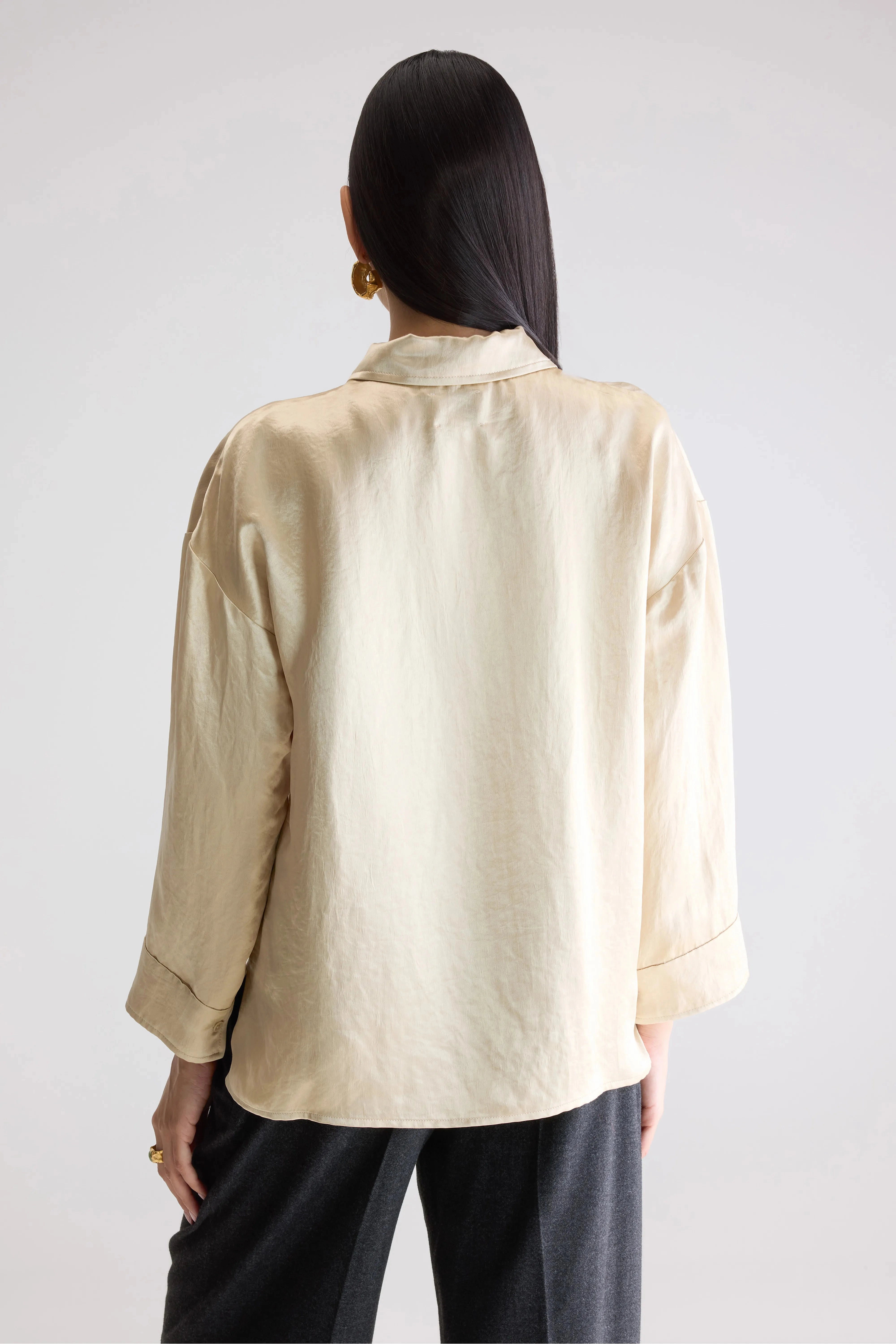 Seattle regular blouse (252 / W / IVORY) Fashion Choice
