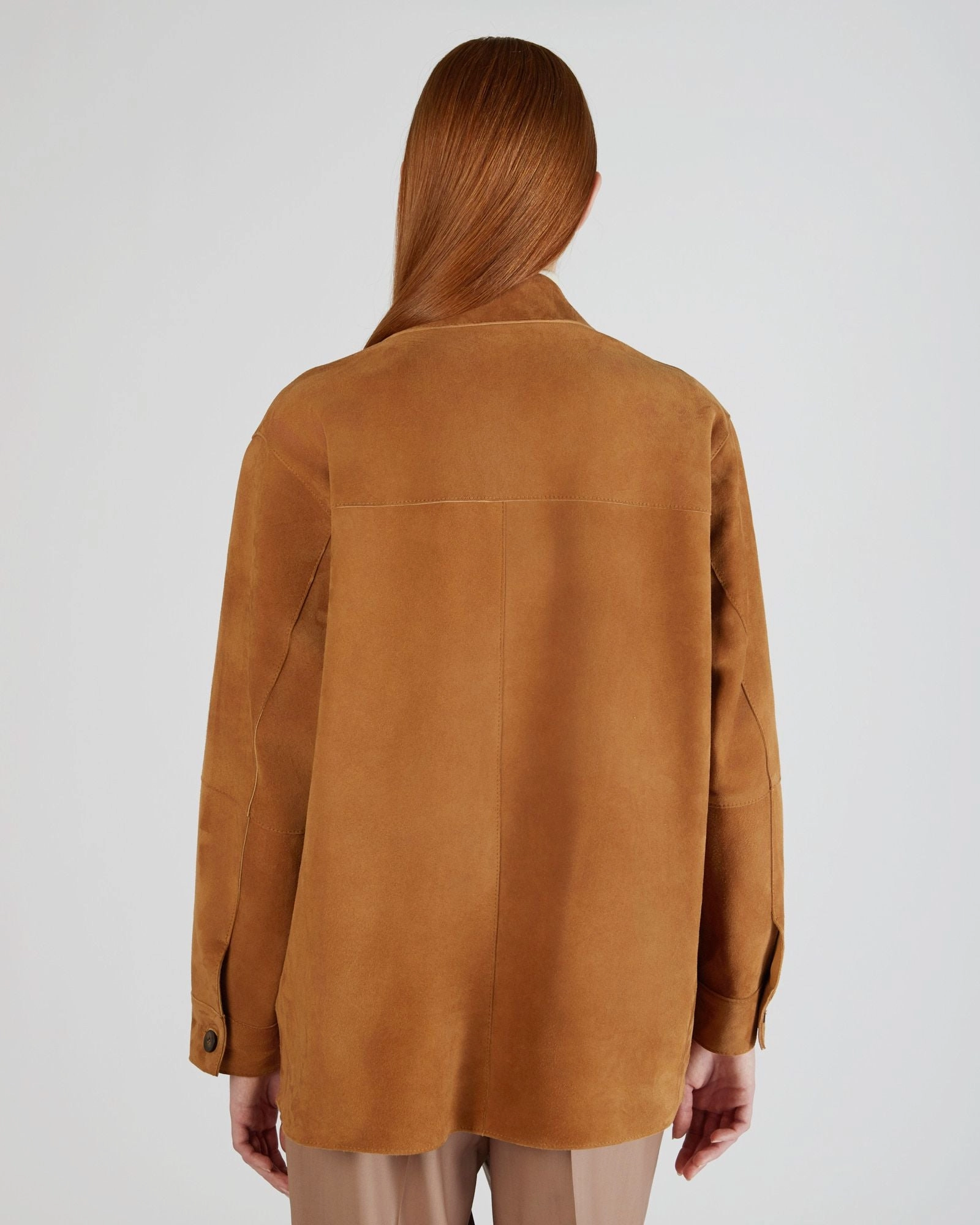 Weather Smart Look Suede overshirt