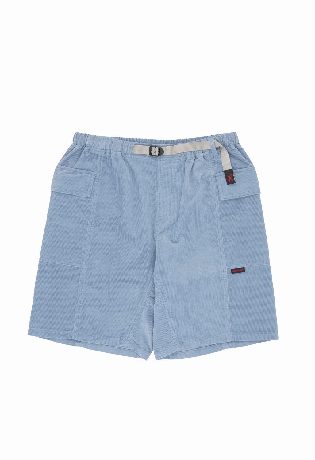 Gramicci Women's Corduroy Utility Shorts - Smoky Blue ethical fashion