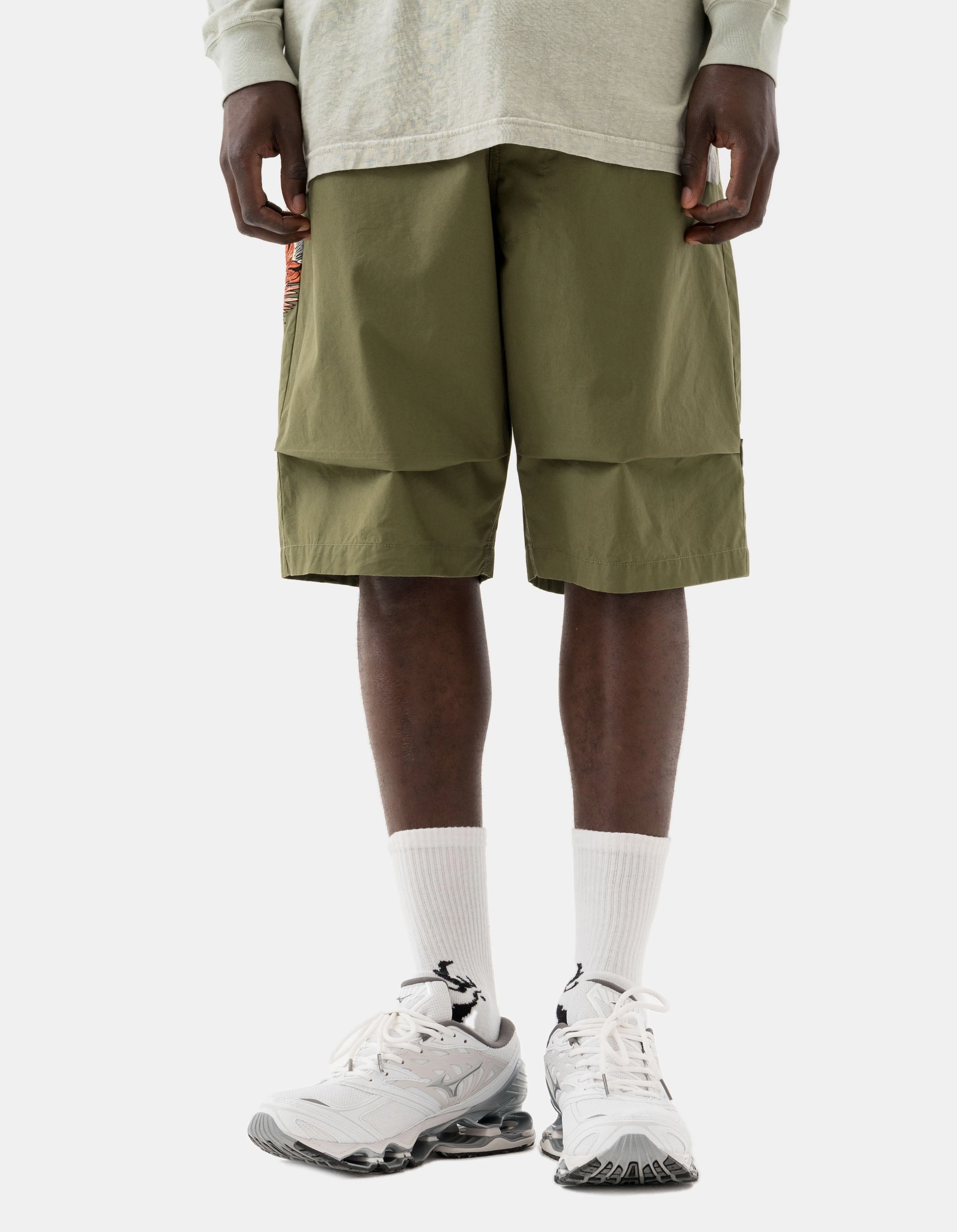 Camping Gear 6094 Tiger Dragon Loose Snoshorts Olive OG-107F