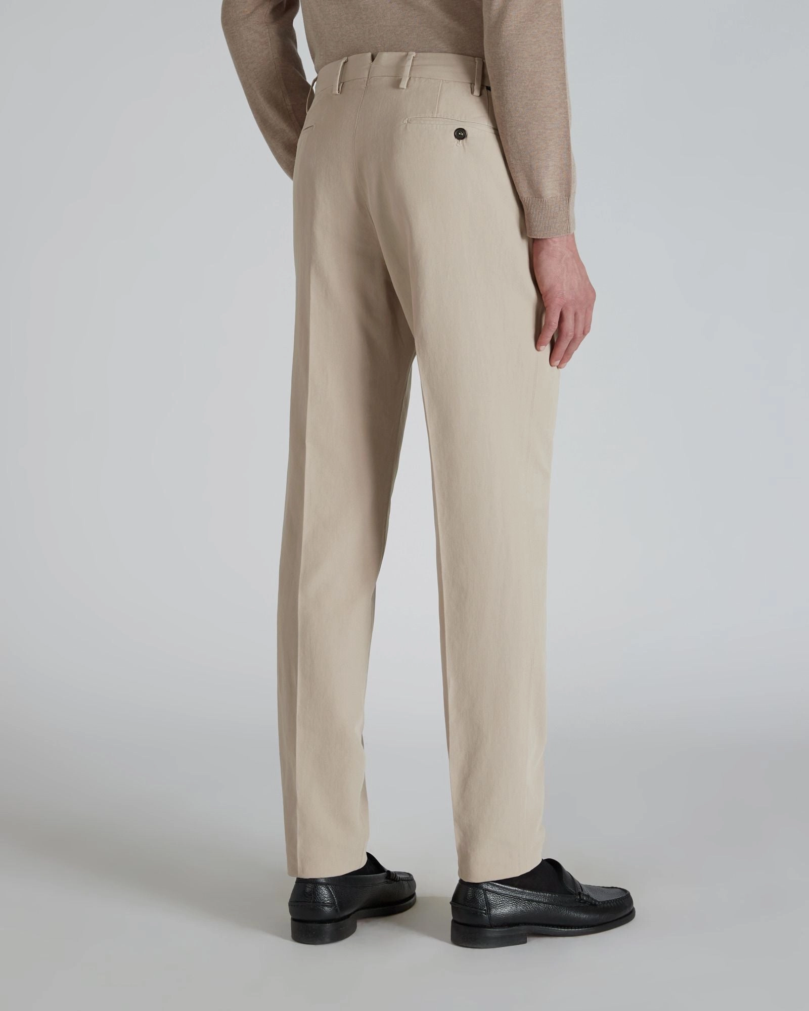 Tapered-fit Chinolino ice cr??pe trousers Eco Friendly Material HeatRegulating