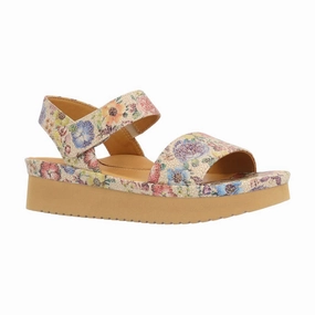 Abrilla Sandal - Beige/Pastel Travel sandals Durable Strap