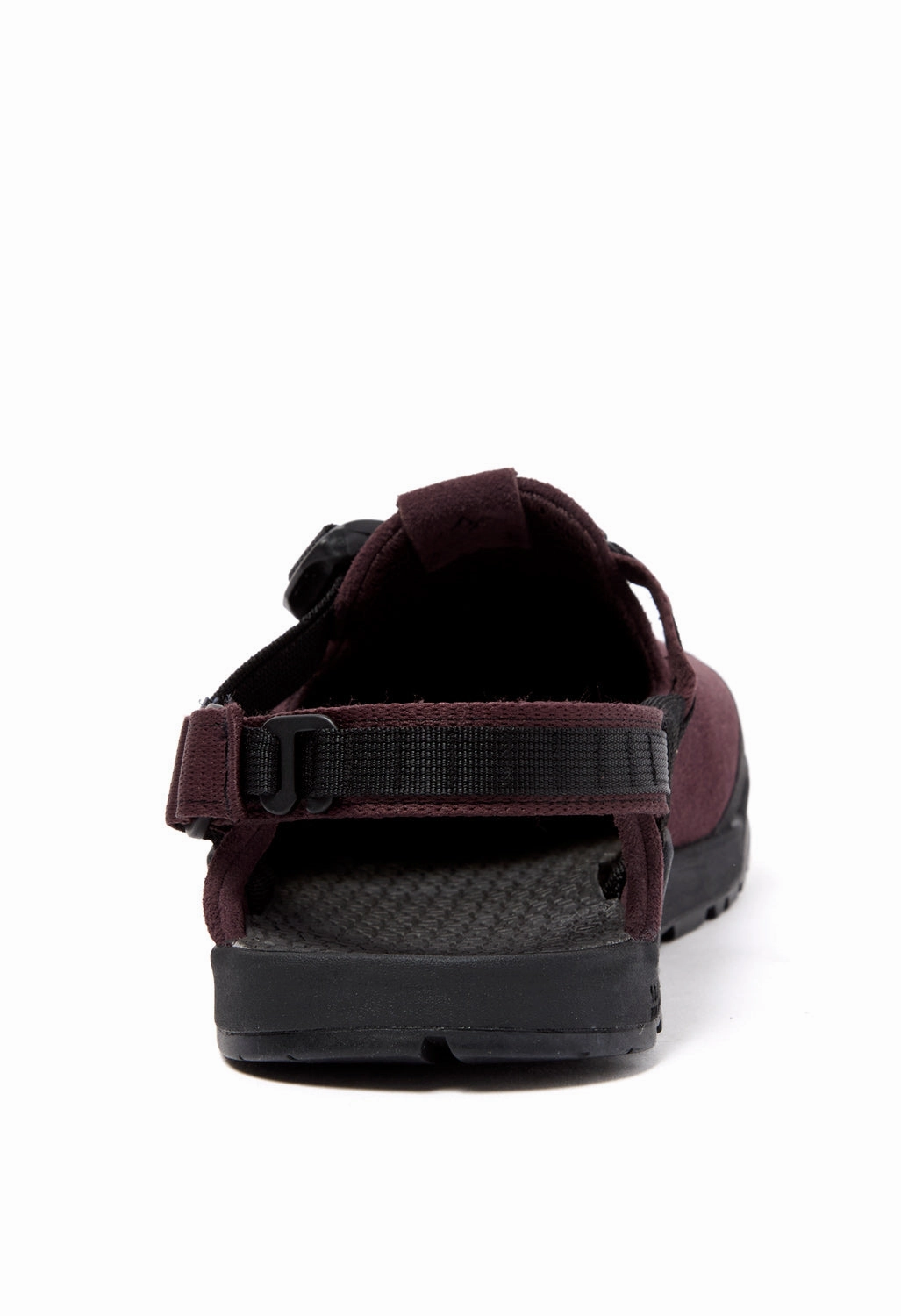 Bedrock Sandals Mountain Clog - Deep Plum Suede buckle Sole Traction