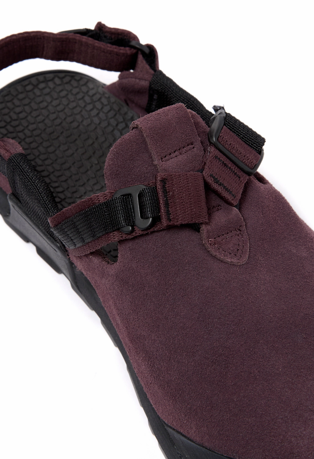 Bedrock Sandals Mountain Clog - Deep Plum Suede Light Slip-on Shoes