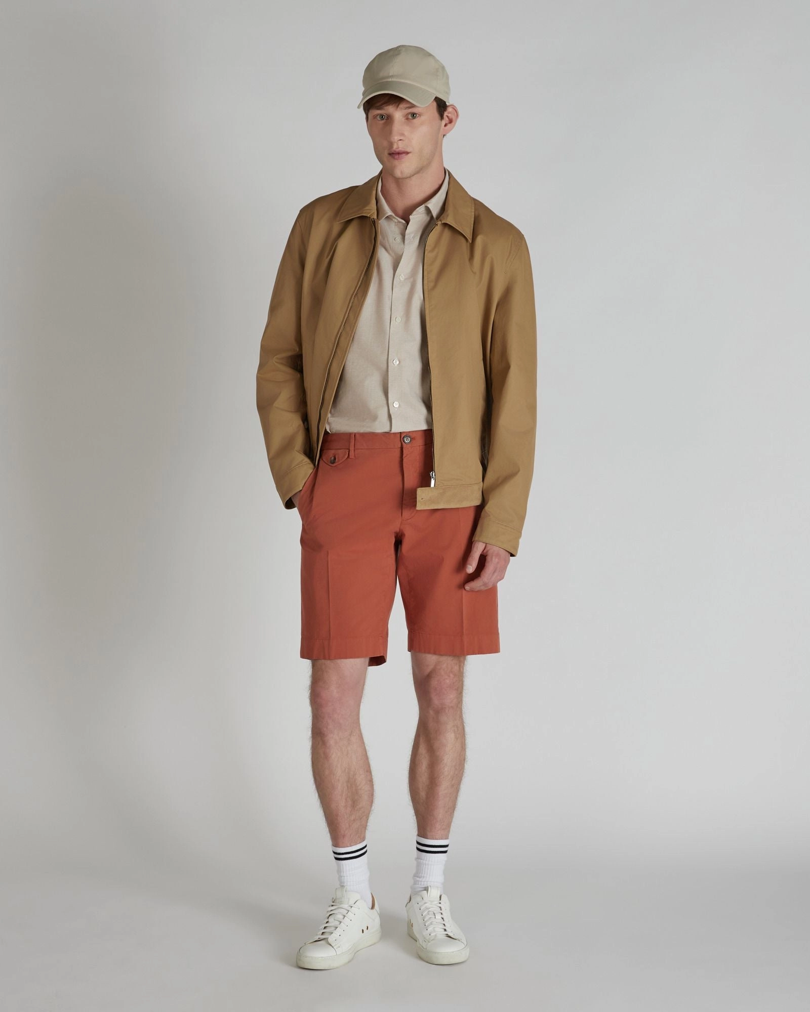 Fashionable Design Minimalist Fit Slim-fit Royal Batavia Bermuda shorts
