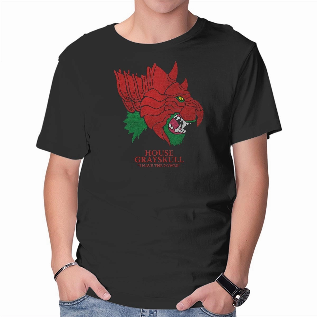 Antibacterial Treatment Casual Fashion House Grayskull