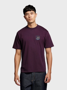 Abrasion resistant Penfield Mens Mountain Back Graphic T-Shirt Nightshade