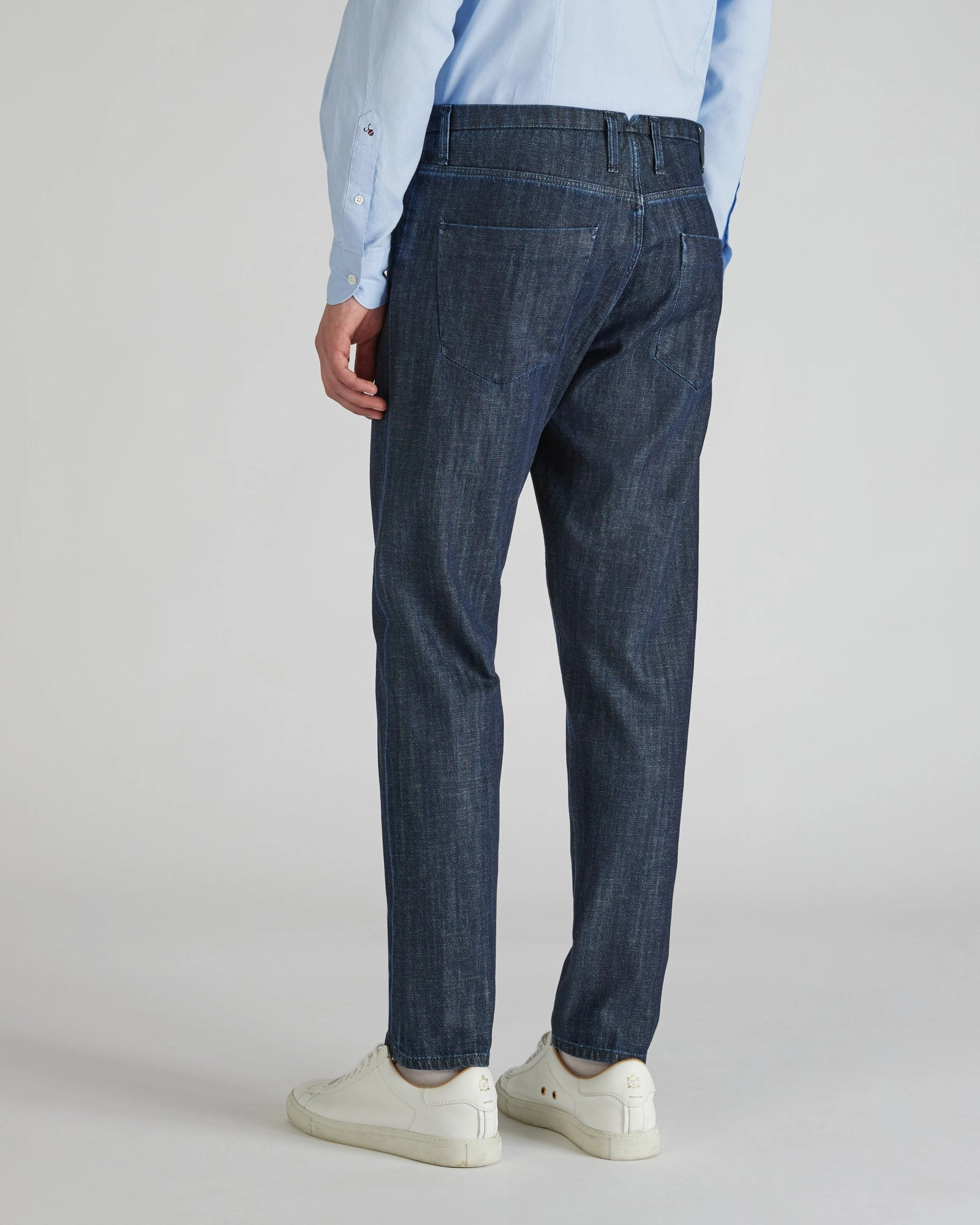 Quick Adjust Fit Tailored denim trousers