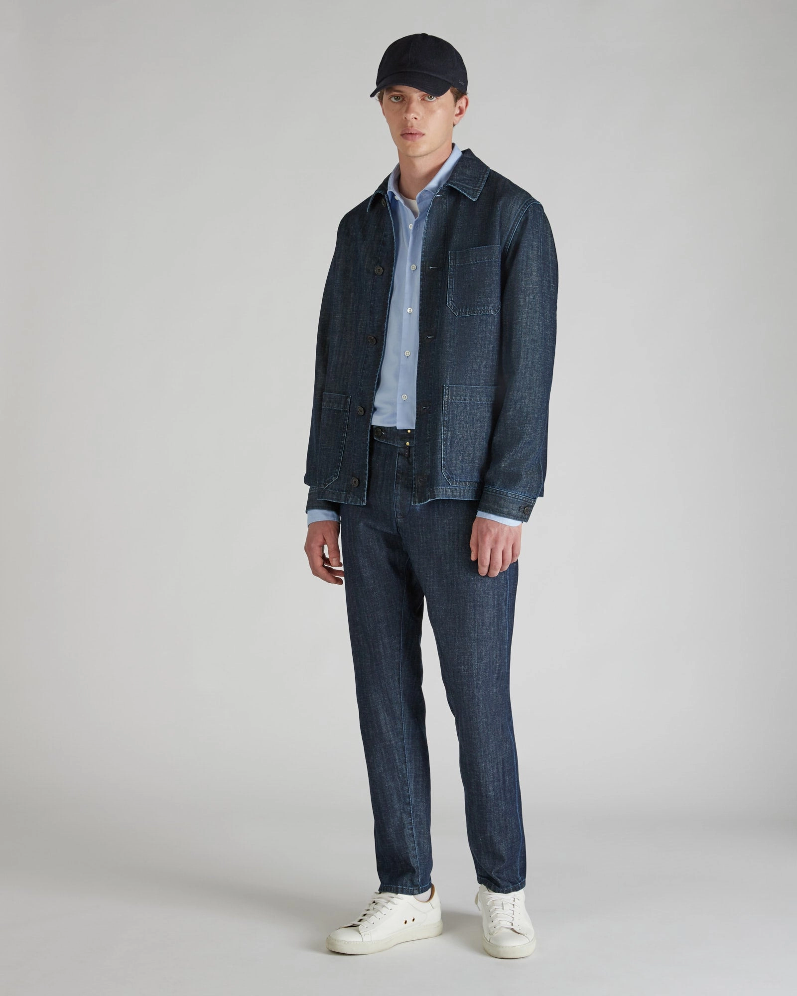 Tailored denim trousers Casual Wearable