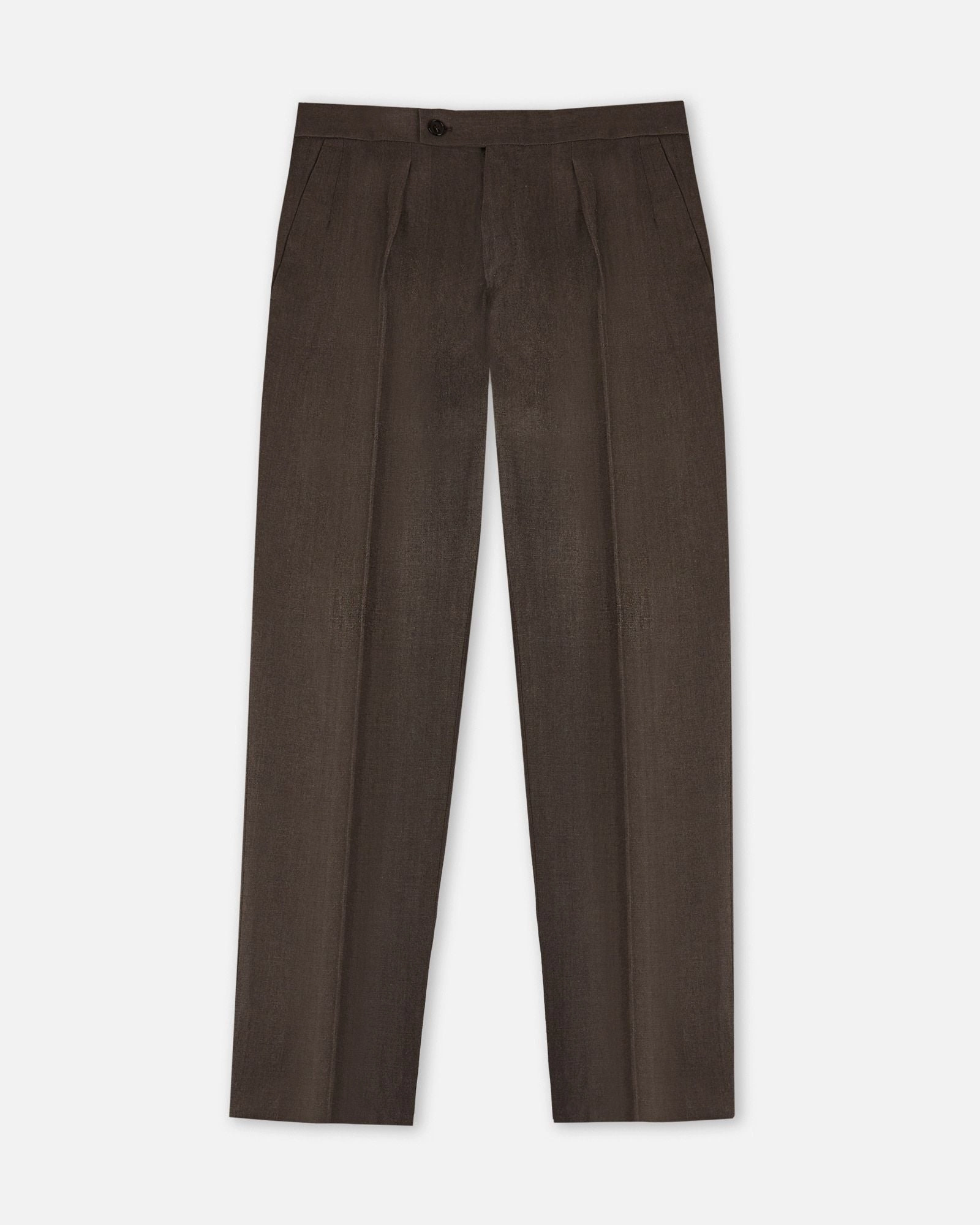 Tapered-fit linen, wool and silk trousers Tailored Wear