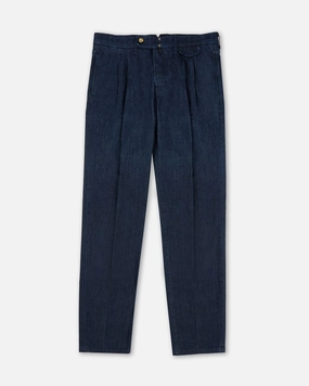 Tapered-fit trousers in stretch denim Casual Performance Wear