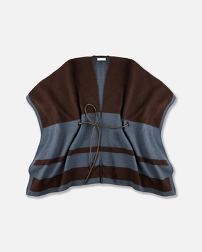 Travel Wardrobe Long Sleeve Wool poncho
