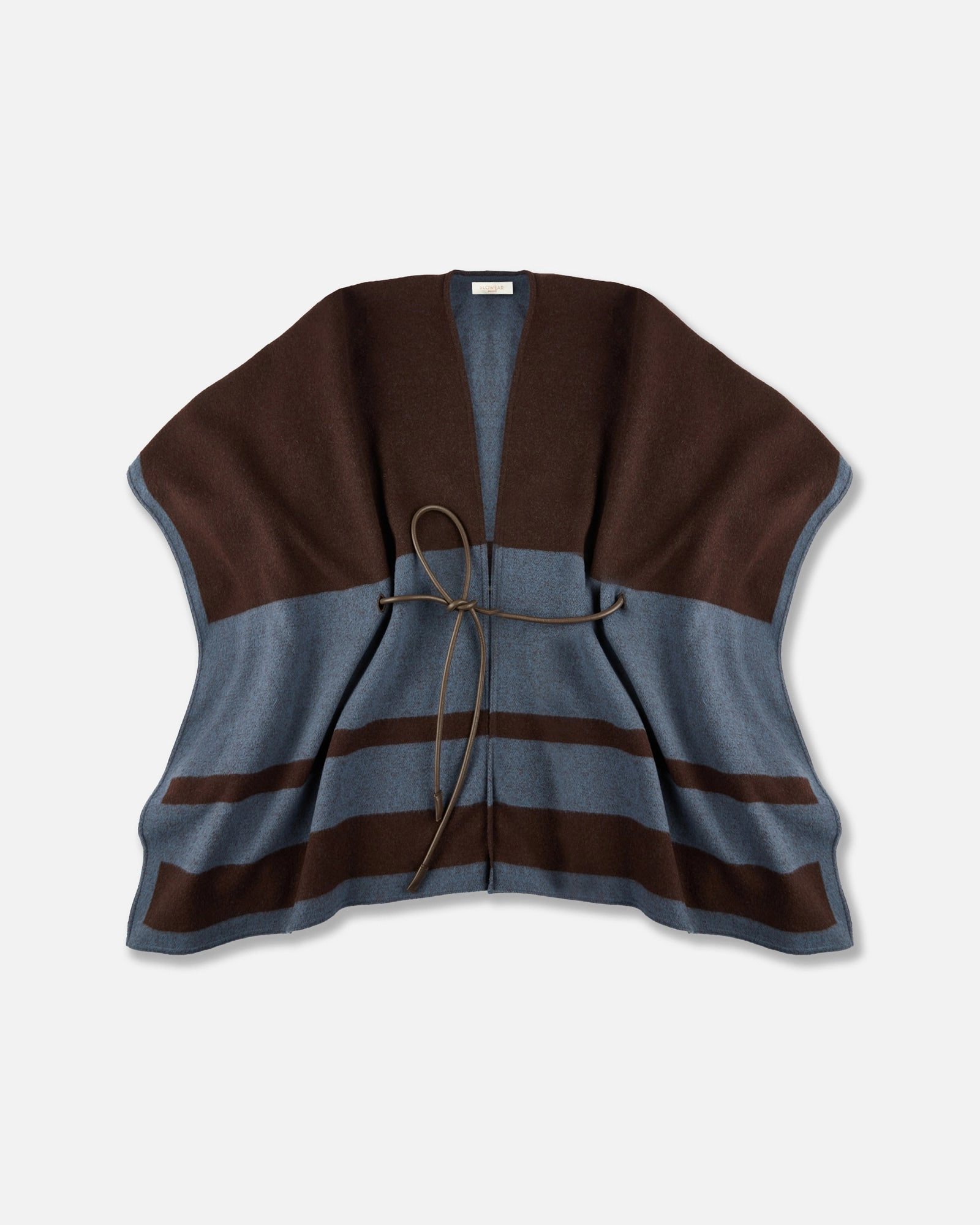 Travel Wardrobe Long Sleeve Wool poncho