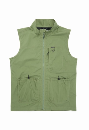 Waterproof Fabric Columbia Men's Landroamer Cargo Vest - Canteen